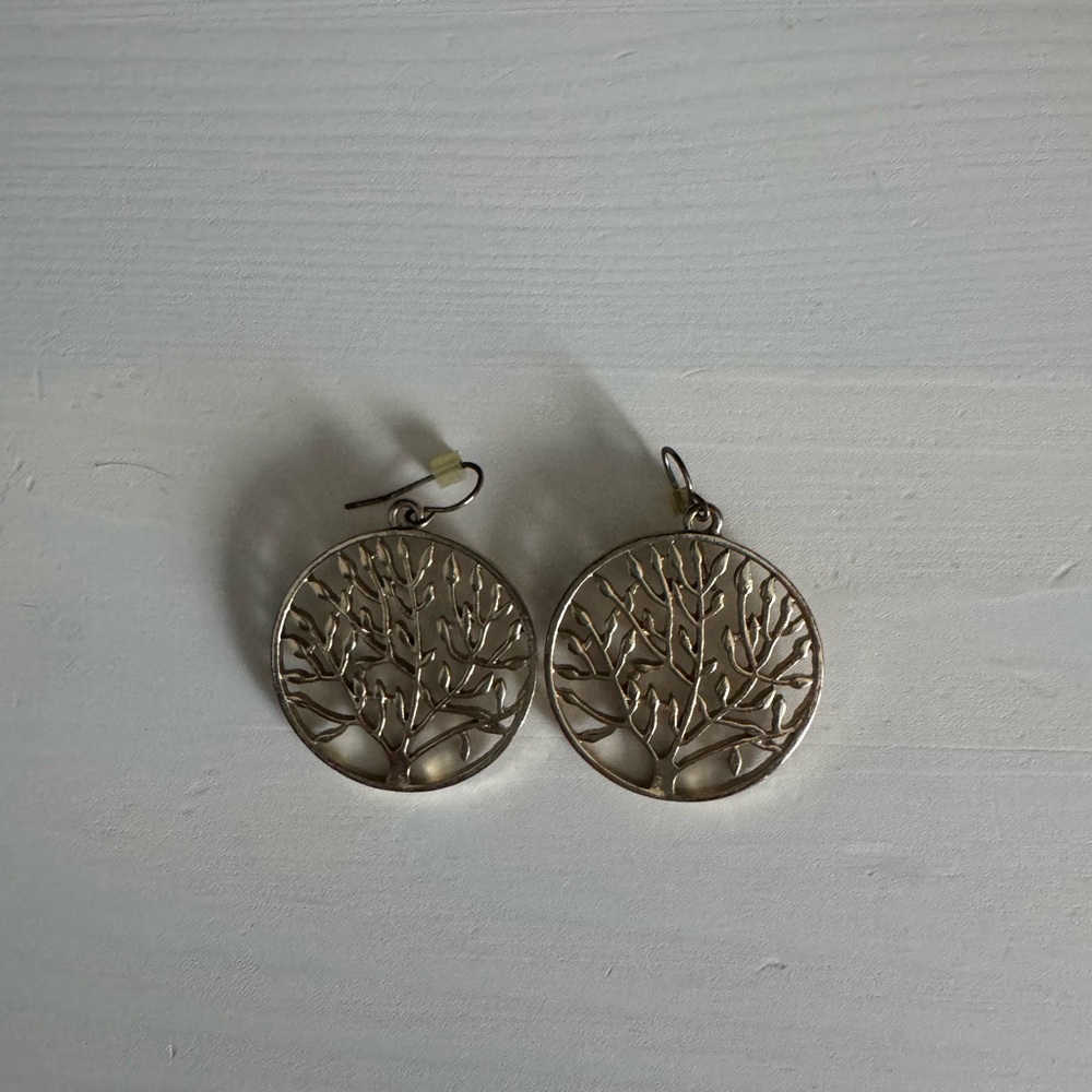 Women’s Tree of Life Gold Color Dangling Earrings